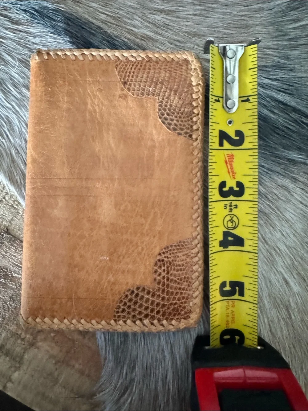 Handmade Vintage Woven Leather Travel Wallet